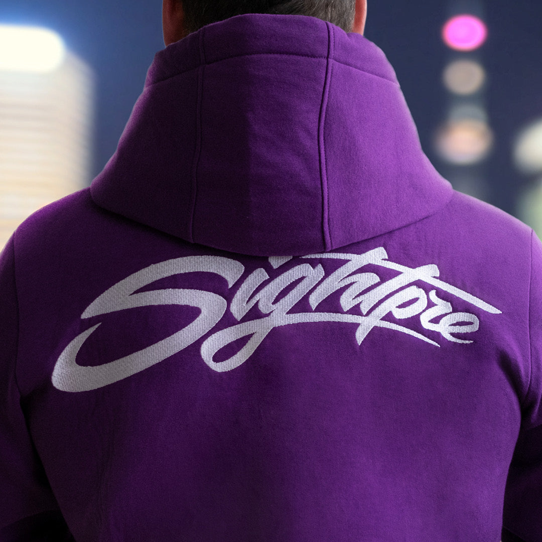 Hoodie White Curve