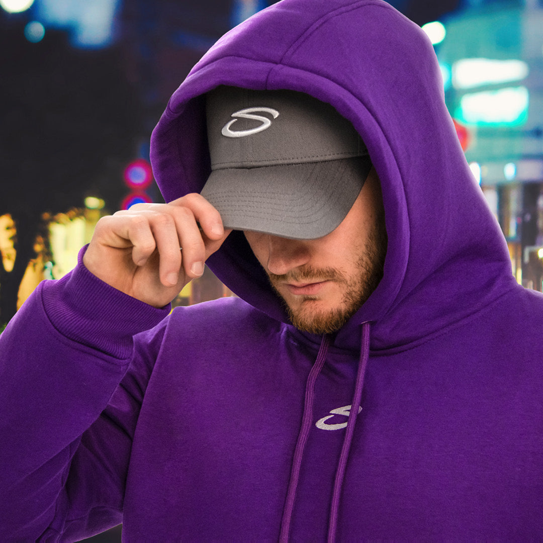 Hoodie White Curve