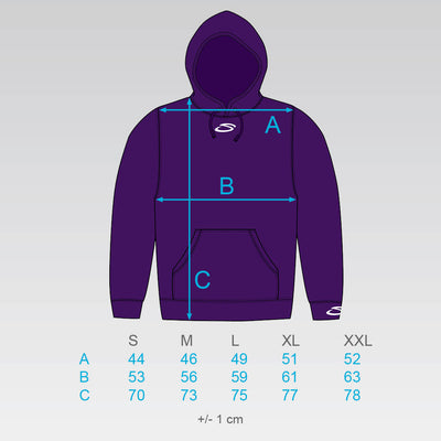 Hoodie White Curve